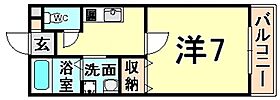 アシーナ  ｜ 兵庫県尼崎市東難波町４丁目（賃貸アパート1K・1階・24.63㎡） その2