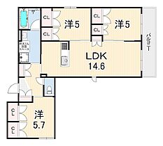 （仮称）武庫之荘西2丁目へーベルメゾン  ｜ 兵庫県尼崎市武庫之荘西２丁目（賃貸マンション3LDK・2階・77.95㎡） その2