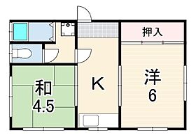 阪本ハイツ  ｜ 兵庫県尼崎市富松町１丁目（賃貸アパート2K・2階・30.00㎡） その2