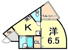 ラフィーネ伊丹  ｜ 兵庫県伊丹市西台３丁目（賃貸マンション1K・3階・23.00㎡） その2