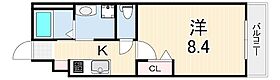 ベルフラワー  ｜ 兵庫県尼崎市武庫之荘本町３丁目（賃貸アパート1K・1階・29.75㎡） その2