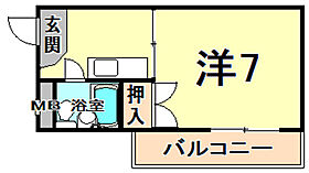 カサクレモナ東館  ｜ 兵庫県尼崎市南塚口町２丁目（賃貸マンション1K・3階・23.12㎡） その2