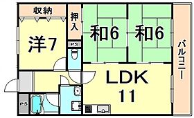 セントラルイレブン  ｜ 兵庫県尼崎市東園田町５丁目（賃貸マンション3LDK・5階・65.86㎡） その2