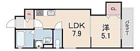 クリエオーレ東本町II  ｜ 兵庫県尼崎市東本町４丁目（賃貸アパート1LDK・2階・31.44㎡） その2