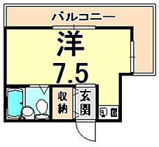 ダイドーメゾン武庫之荘VI  ｜ 兵庫県尼崎市南武庫之荘３丁目（賃貸マンション1R・4階・18.09㎡） その2