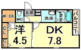 フジパレス出屋敷I番館  ｜ 兵庫県尼崎市北竹谷町３丁目（賃貸アパート1DK・3階・33.36㎡） その2