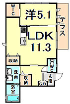 サージェント　チェリー  ｜ 兵庫県伊丹市安堂寺町６丁目（賃貸アパート1LDK・1階・42.20㎡） その2