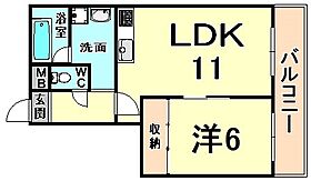 アビタ・コアII  ｜ 兵庫県伊丹市昆陽南１丁目（賃貸マンション1LDK・2階・43.00㎡） その2