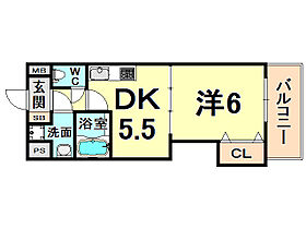 プリマベーラ  ｜ 兵庫県尼崎市東園田町９丁目（賃貸マンション1DK・6階・30.24㎡） その2