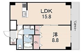 MAIN STAGE The Nishinomiya  ｜ 兵庫県西宮市弓場町（賃貸マンション1LDK・2階・55.16㎡） その2