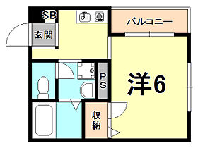 兵庫県西宮市津門西口町（賃貸アパート1K・2階・22.35㎡） その2