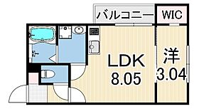 S－FLATさくら夙川  ｜ 兵庫県西宮市霞町（賃貸アパート1LDK・3階・27.45㎡） その2