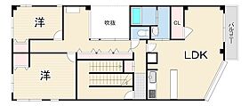 兵庫県西宮市戸田町（賃貸マンション2LDK・2階・96.71㎡） その2