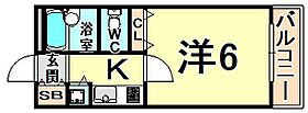 リエス伊丹駅前  ｜ 兵庫県伊丹市東有岡１丁目（賃貸マンション1K・6階・21.16㎡） その2