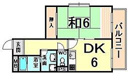 間取図画像 1DK
