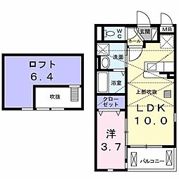 レジデンスサピー 1LDKの間取図画像