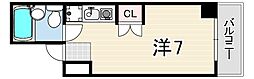 ウィンベル・ソロ立花 ワンルームの間取図画像