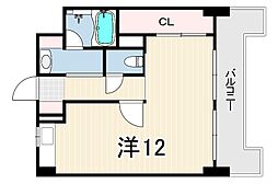 コンフィメゾン中山寺 1LDKの間取図画像