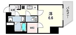 ファーストフィオーレ尼崎西 1Kの間取図画像