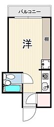 RIZE・ONE阪急園田 ワンルームの間取図画像