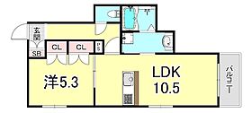 Hebel　Maison　Verveine  ｜ 兵庫県姫路市古二階町（賃貸アパート1LDK・3階・42.35㎡） その2