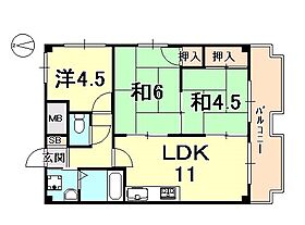 CASA　A－1  ｜ 兵庫県西宮市田代町（賃貸マンション3DK・3階・53.60㎡） その2