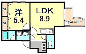 アミーグランコート三宮  ｜ 兵庫県神戸市中央区浜辺通３丁目（賃貸マンション1LDK・8階・35.22㎡） その2