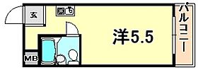 メゾン・ド・エクラン  ｜ 兵庫県神戸市灘区岩屋中町２丁目（賃貸マンション1R・4階・14.85㎡） その2