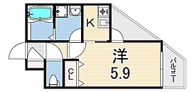 ARTEMIS東園田  ｜ 兵庫県尼崎市東園田町５丁目（賃貸マンション1K・2階・22.22㎡） その2