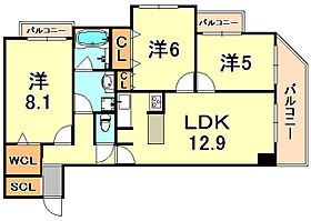 アーバネックス元町通  ｜ 兵庫県神戸市中央区元町通６丁目（賃貸マンション3LDK・3階・71.97㎡） その2