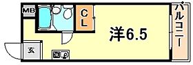 メゾン・ド・エクラン  ｜ 兵庫県神戸市灘区岩屋中町２丁目（賃貸マンション1R・4階・17.01㎡） その2