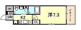 エステムプラザ神戸水木通グランクロス  ｜ 兵庫県神戸市兵庫区水木通１丁目（賃貸マンション1K・7階・24.90㎡） その2