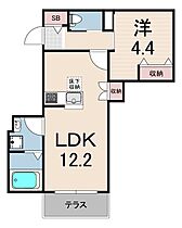 ラ・メール六甲  ｜ 兵庫県神戸市灘区八幡町１丁目（賃貸マンション1LDK・1階・41.86㎡） その2