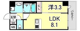 プレサンスブルーム新神戸  ｜ 兵庫県神戸市中央区加納町２丁目（賃貸マンション1LDK・3階・29.64㎡） その2