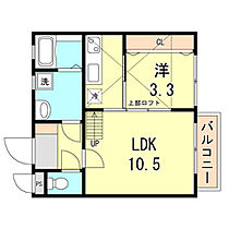 サンビルダー王子ウエスト  ｜ 兵庫県神戸市中央区上筒井通２丁目（賃貸アパート1LDK・2階・34.57㎡） その2