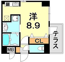 SOL ワンルームの間取図画像