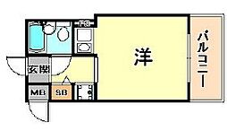 ライオンズマンション神戸元町第3 ワンルームの間取図画像