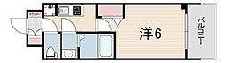 プレサンス神戸マリエント 1Kの間取図画像