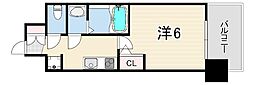 ソルテラスKOBEハーバーランドARCO 1Kの間取図画像