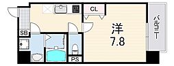 LIVIAZKOBECREST 1Kの間取図画像