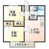 ソラシアIII  ｜ 徳島県板野郡松茂町笹木野字八北開拓（賃貸アパート2LDK・2階・44.00㎡） その1