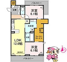 徳島県徳島市南庄町４丁目（賃貸アパート2LDK・2階・64.50㎡） その2