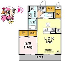 徳島県徳島市北田宮４丁目（賃貸アパート1LDK・1階・41.80㎡） その1