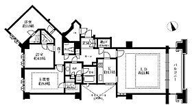 オーキッドコート湖南館  ｜ 兵庫県神戸市東灘区西岡本2丁目（賃貸マンション3LDK・3階・126.78㎡） その2