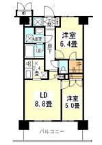 サニープレイス西芦屋2号館  ｜ 兵庫県神戸市東灘区深江南町1丁目（賃貸マンション2LDK・8階・54.88㎡） その2