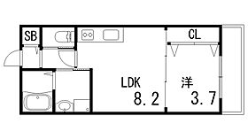 アビタ青木駅前  ｜ 兵庫県神戸市東灘区青木5丁目6-17（賃貸アパート1LDK・2階・30.64㎡） その2