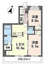 Green Forest芦屋  ｜ 兵庫県芦屋市東山町11-32（賃貸マンション2LDK・3階・54.16㎡） その2