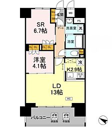 間取図画像 1SLDK