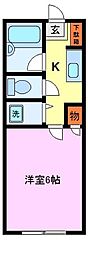 シャンブル金沢文庫 1Kの間取図画像