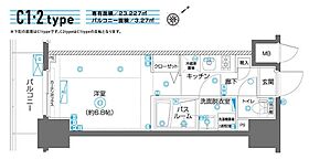 ZOOM横濱EAST 603 ｜ 神奈川県横浜市神奈川区神奈川２丁目11-4（賃貸マンション1K・6階・23.20㎡） その2